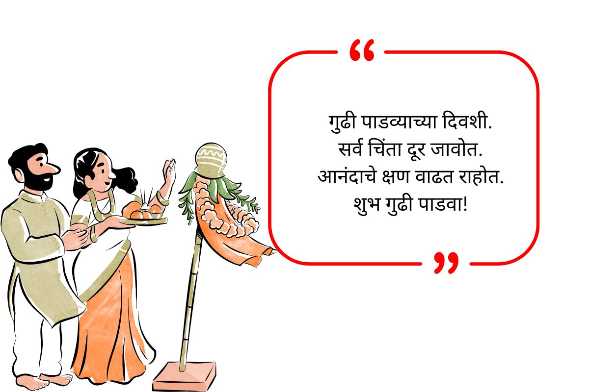Gudi Padwa Wishes in Marathi