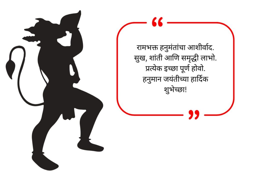 Hanuman Jayanti Wishes in Marathi